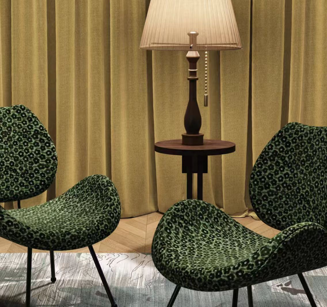 Sofa vải nhung hoa mận Jacquard chất lượng cao