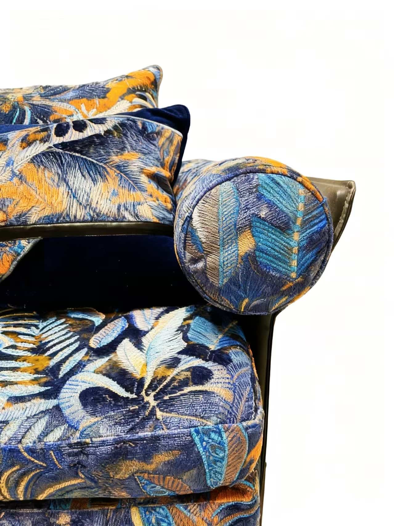 JBL Chất Lượng Cao Vải Nhung Jacqurard Thời Trang Bộ Sưu Tập Mới Rừng Mưa Mẫu Morden Phong Cách Jacquard Nhung cho Ghế Sofa